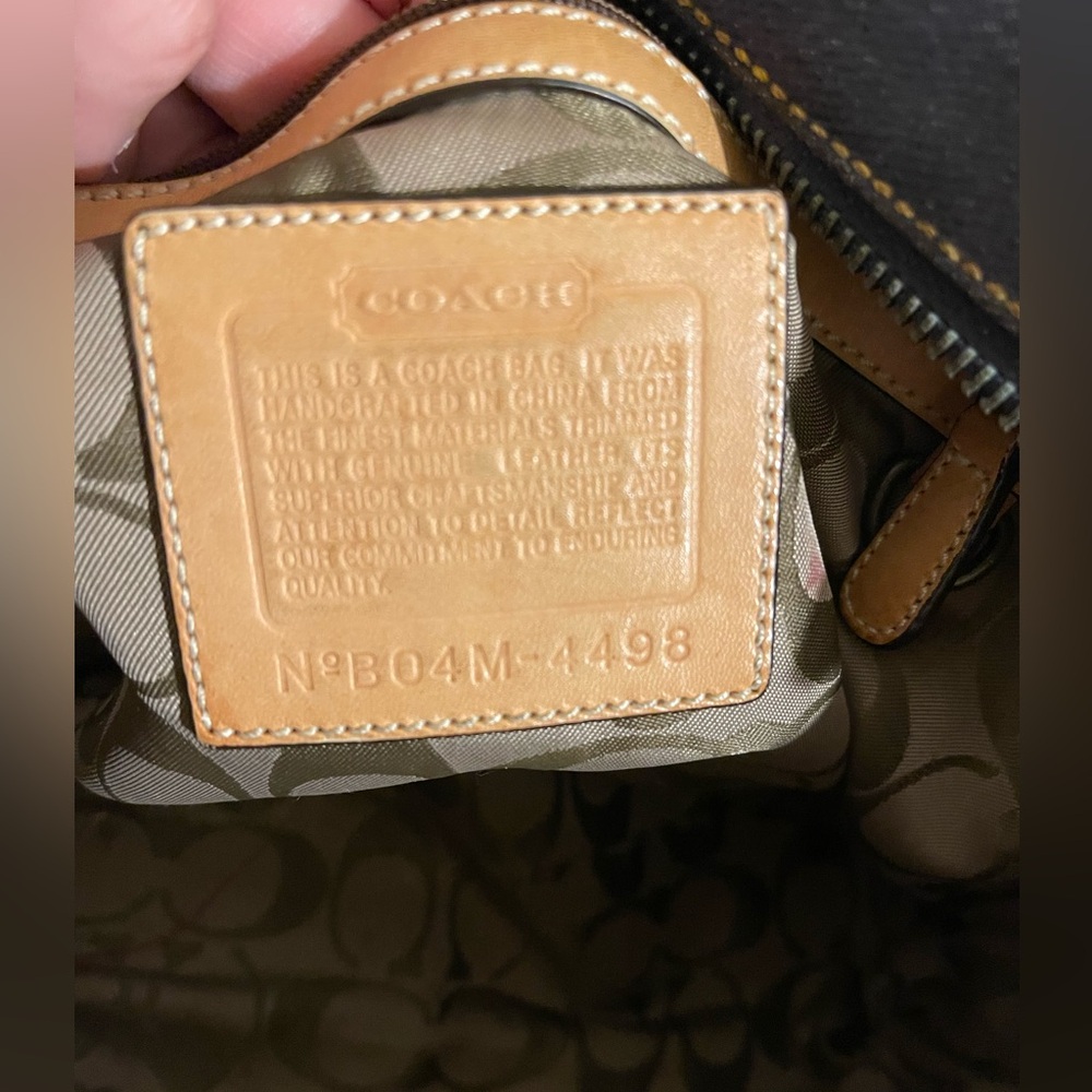 NWOT Coach Denim Hampton Bag - Picture 9 of 12